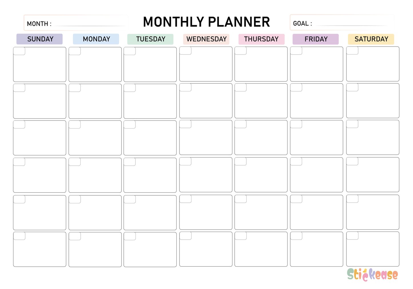 Monthly Planner
